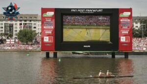  Bảng xếp hạng world cup 2026 hiển thị trên màn hình lớn trong sân vận động