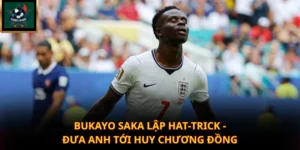 Bukayo Saka lập hat-trick