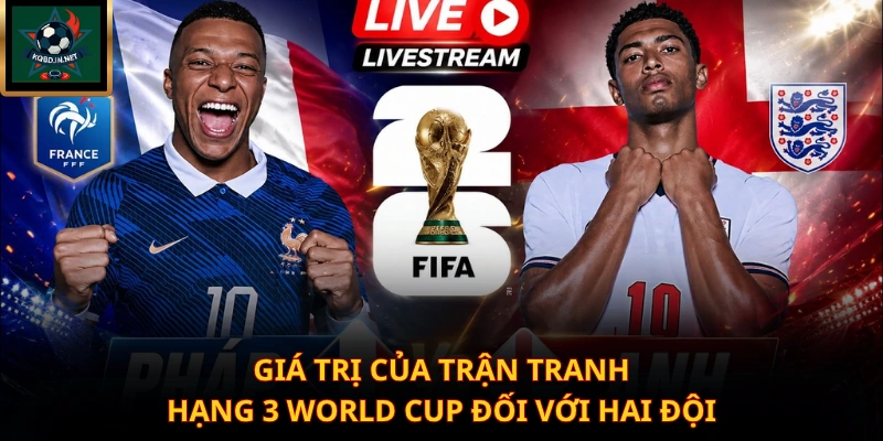 Giá trị của trận tranh hạng 3 World Cup đối với hai đội